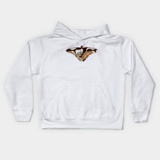 modern abstract butterfly Kids Hoodie